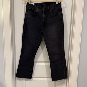 GAP Black Straight-Leg Jeans